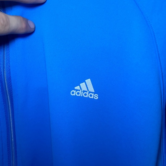 Adidas 3 stripe tracksuit zip-up top - Picture 3 of 10